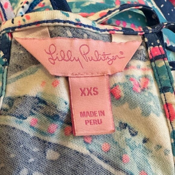 Lilly Pulitzer Margot Swing Dress in Indigo Star Struck - Picture 8 of 9